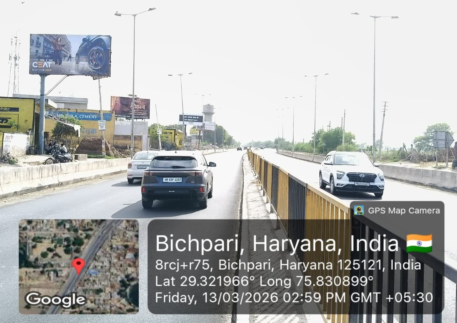 Chandigarh Road Hisar Entry (Sarsod Bus Stand) hoarding 1