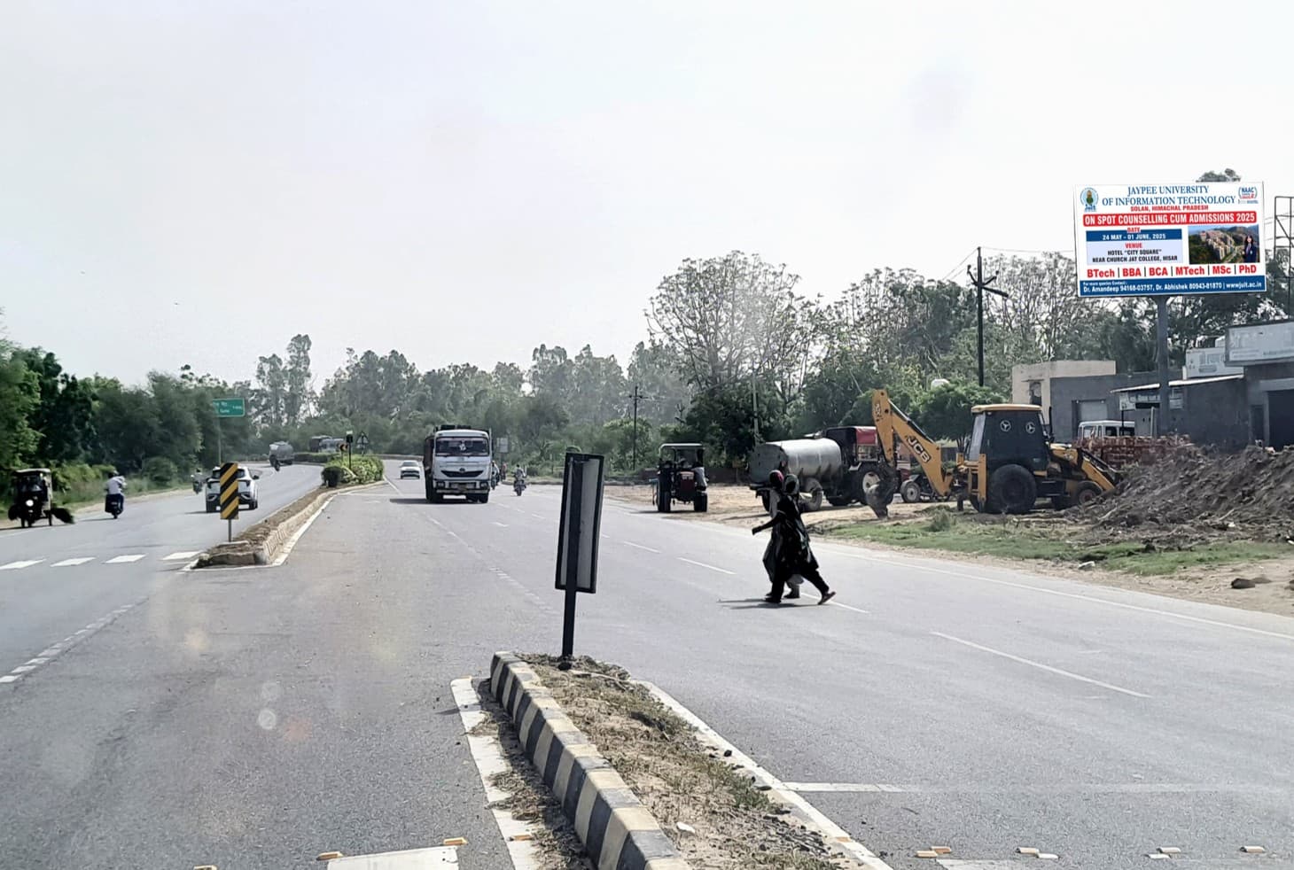 Chandigarh Road Hisar Exit (Baddo Patti Bus Stand) hoarding 1